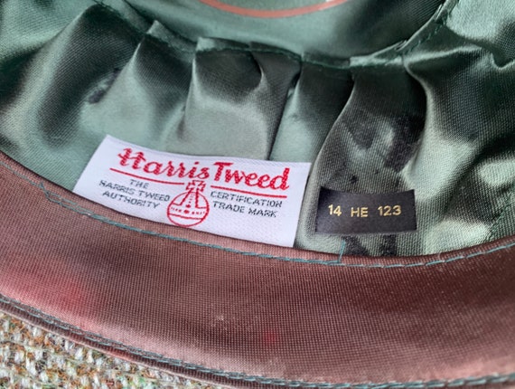 DUNN & Co HARRIS TWEED Hat - Vintage Harris Tweed… - image 10