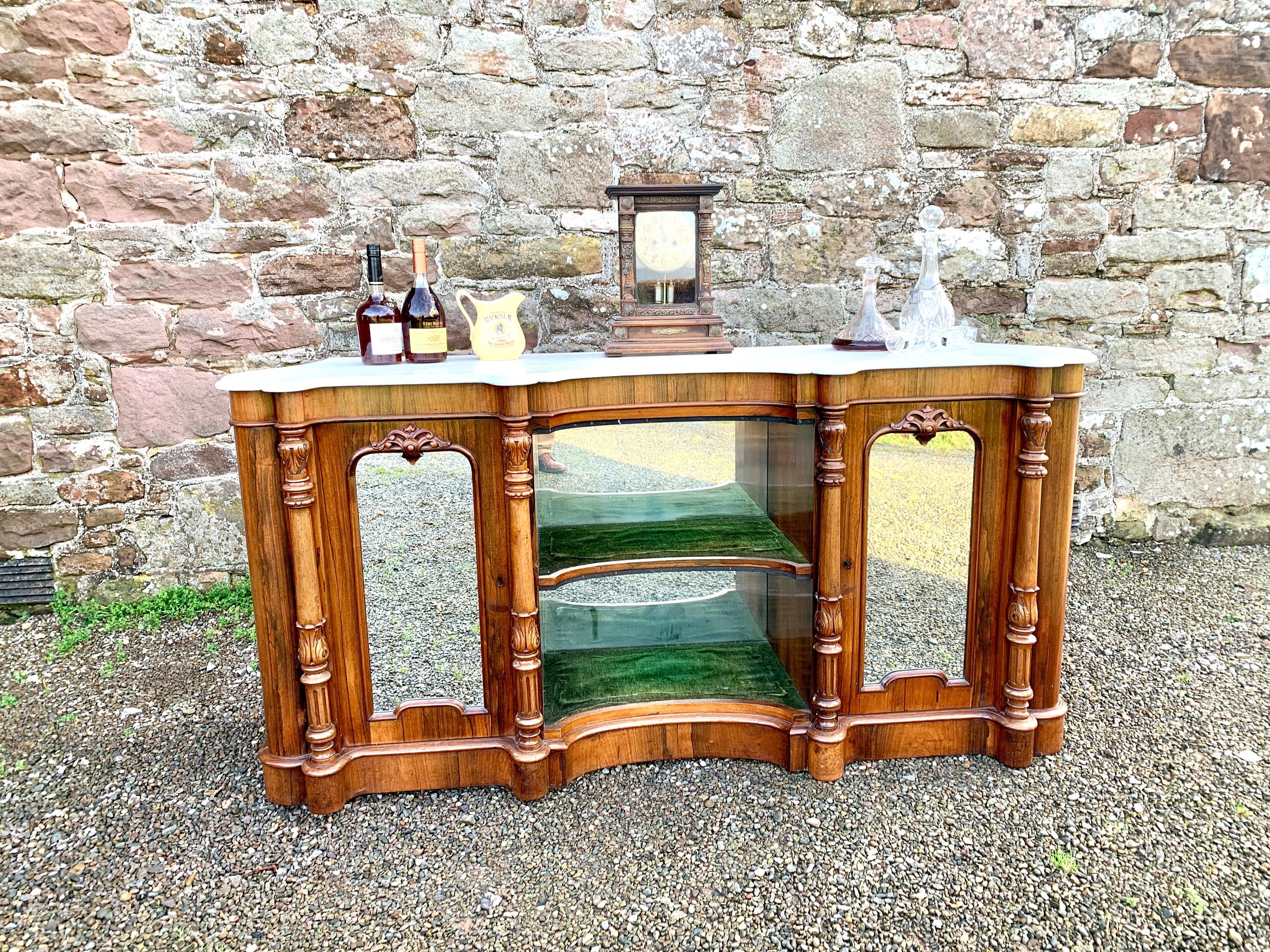 Marble top 2024 buffet server