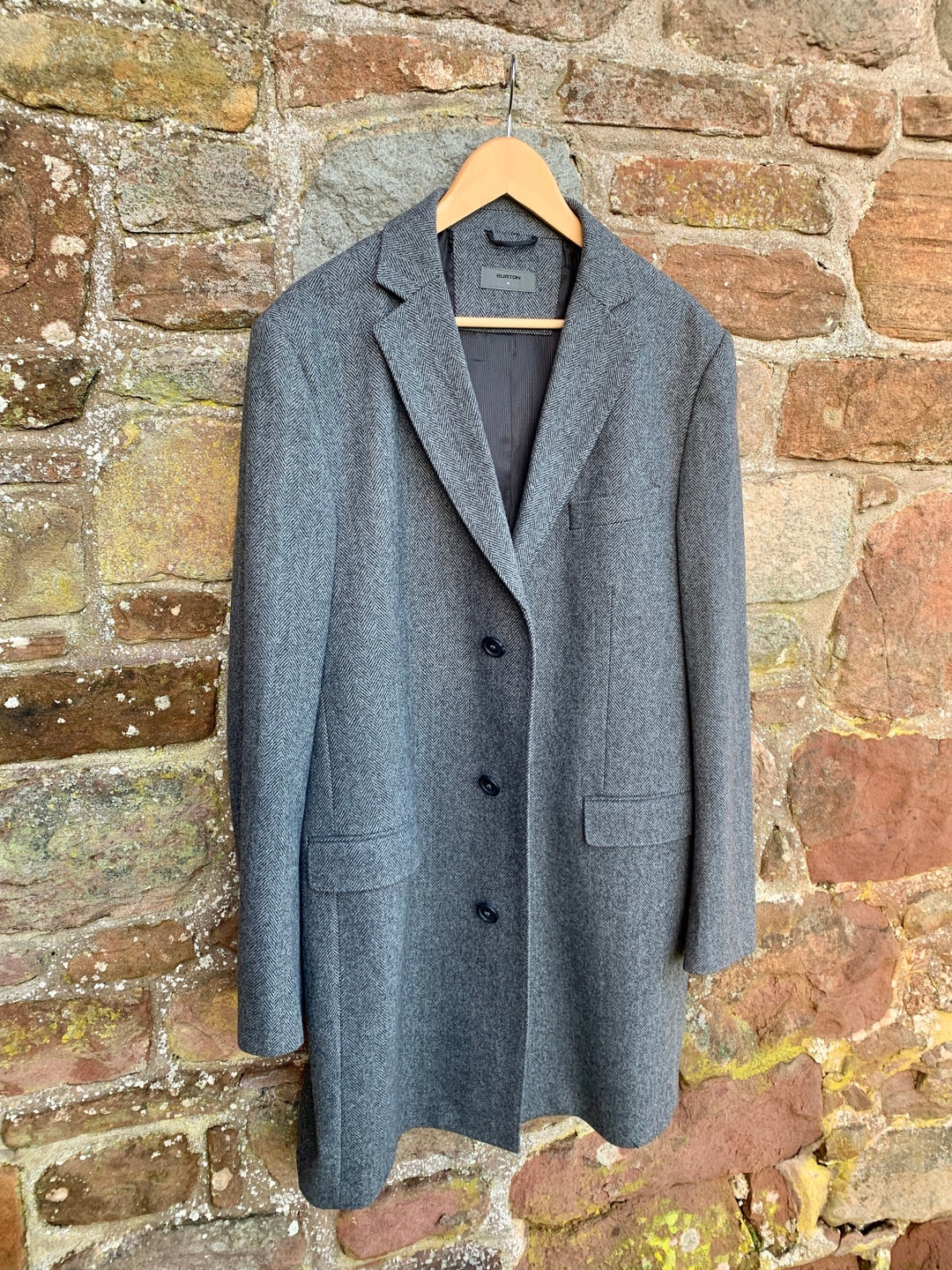 ENGLISH OVERCOAT Stunning Sartorial English Covert or Etsy