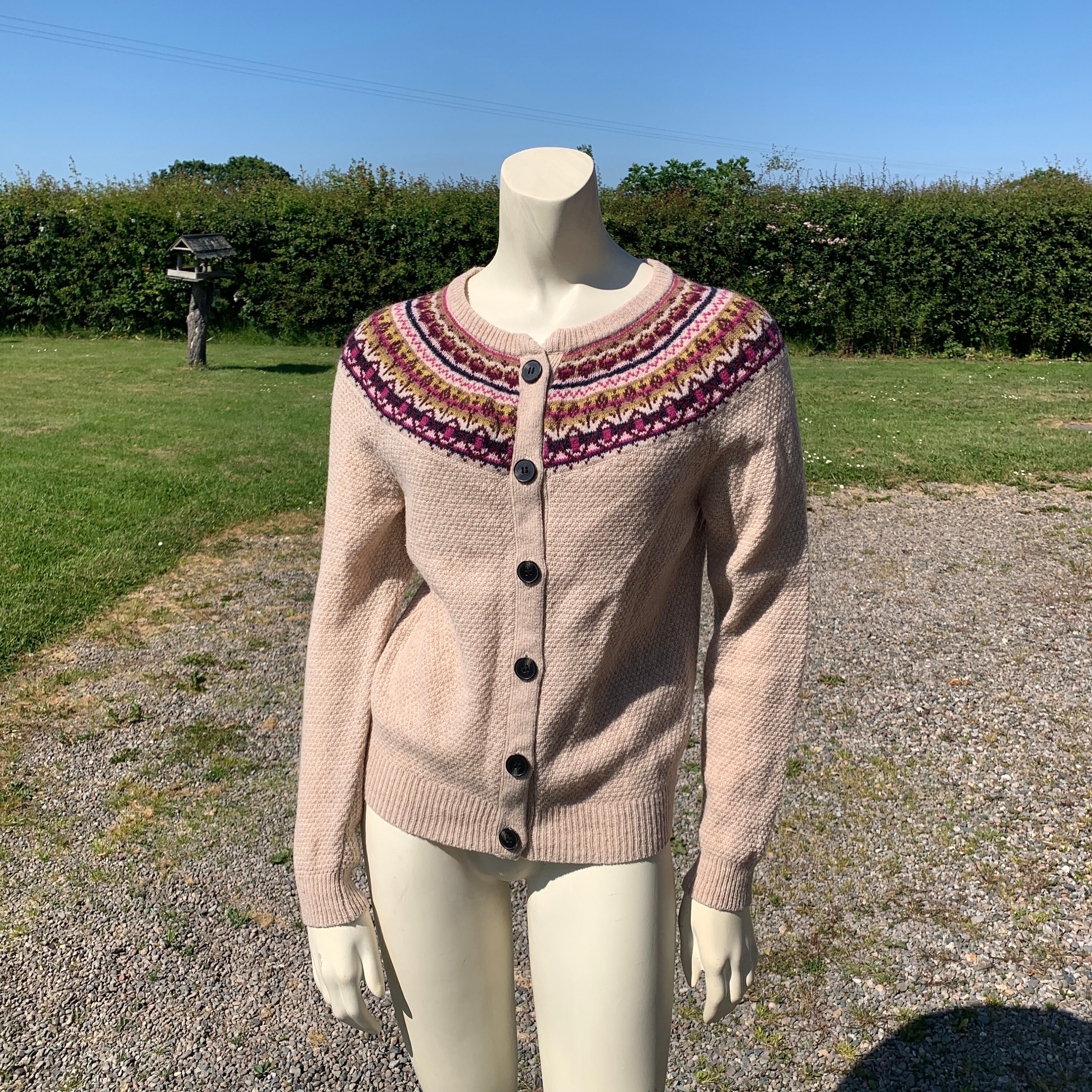 FAIR ISLE Style CARDIGAN Lambswool Mohair Knitted Cardigan by Jack Wills of England Etsy