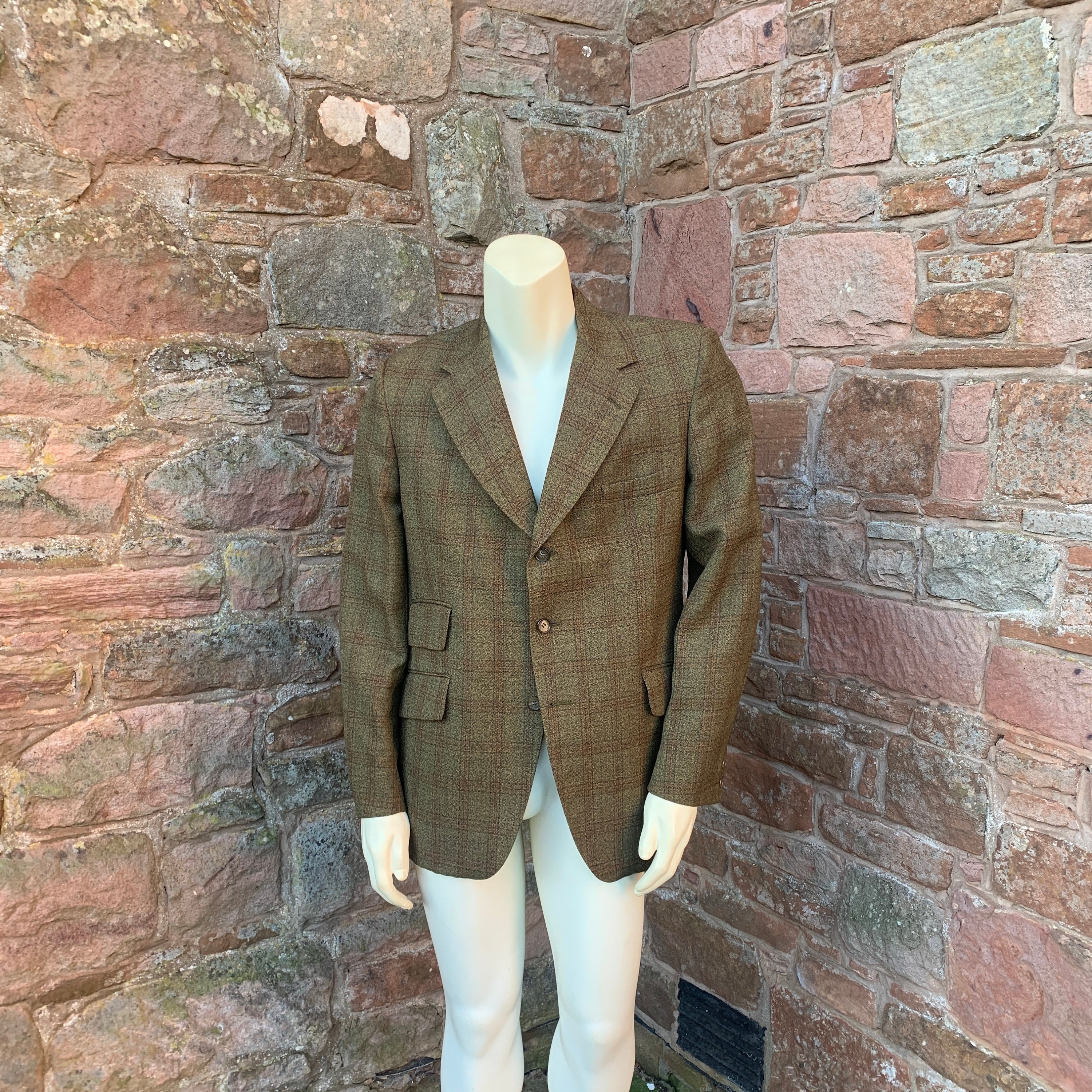 Mens tweed cheap riding jacket