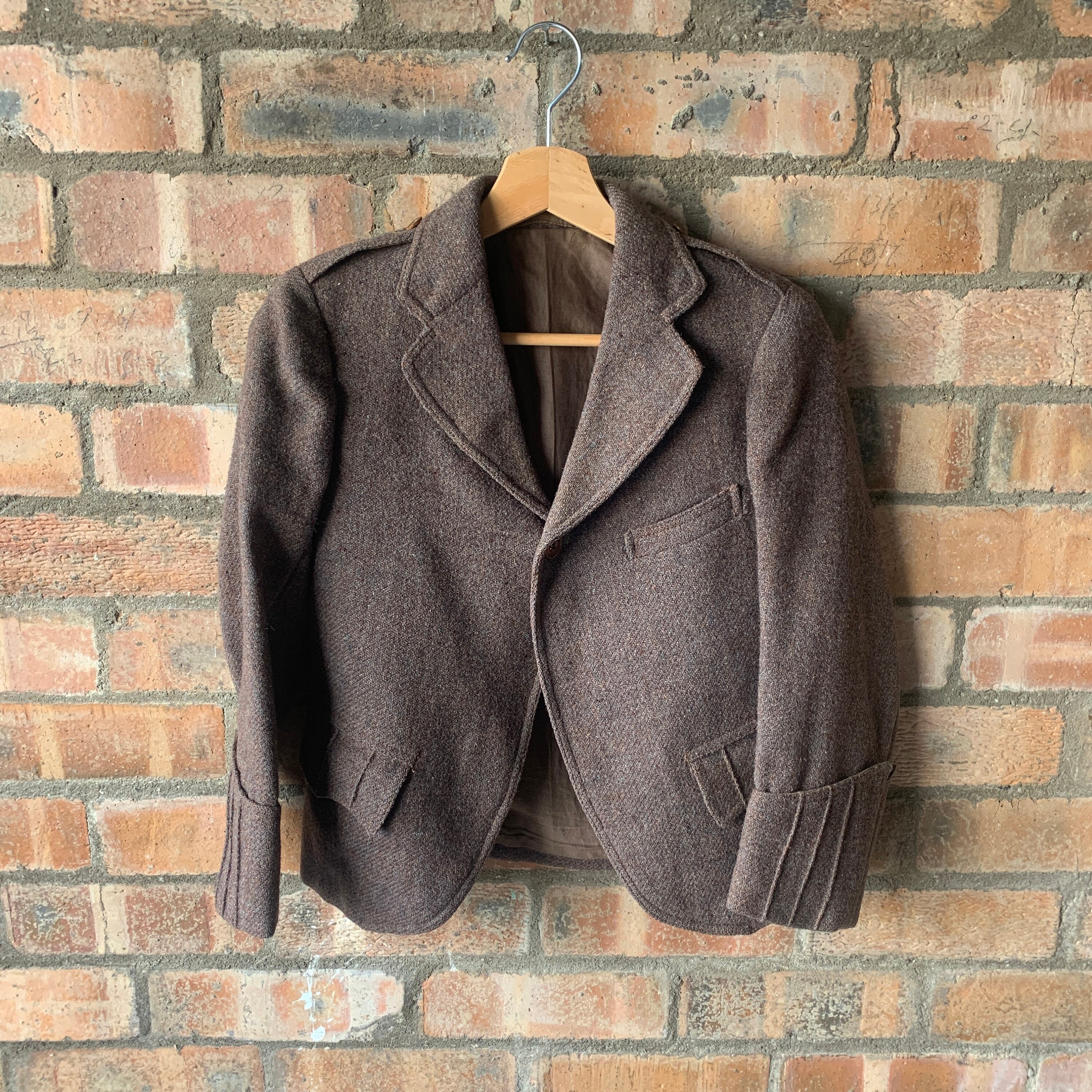 Scottish Argyle Jacket - Highland Tweed Kilt Jacket - Children's Size Small
