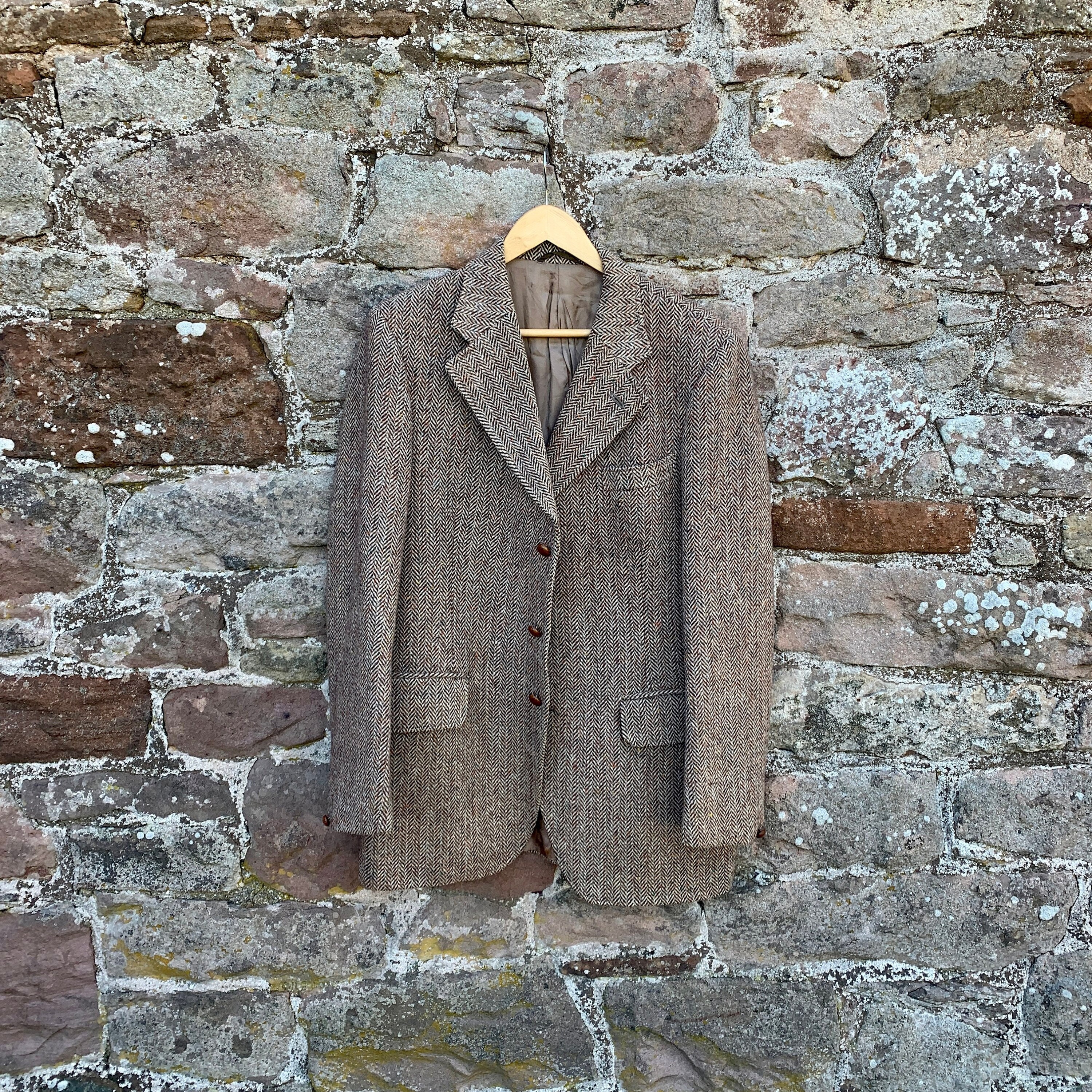 DUNN & Co JACKET / Harris Tweed JACKET / Vintage Oatmeal 3 - Etsy