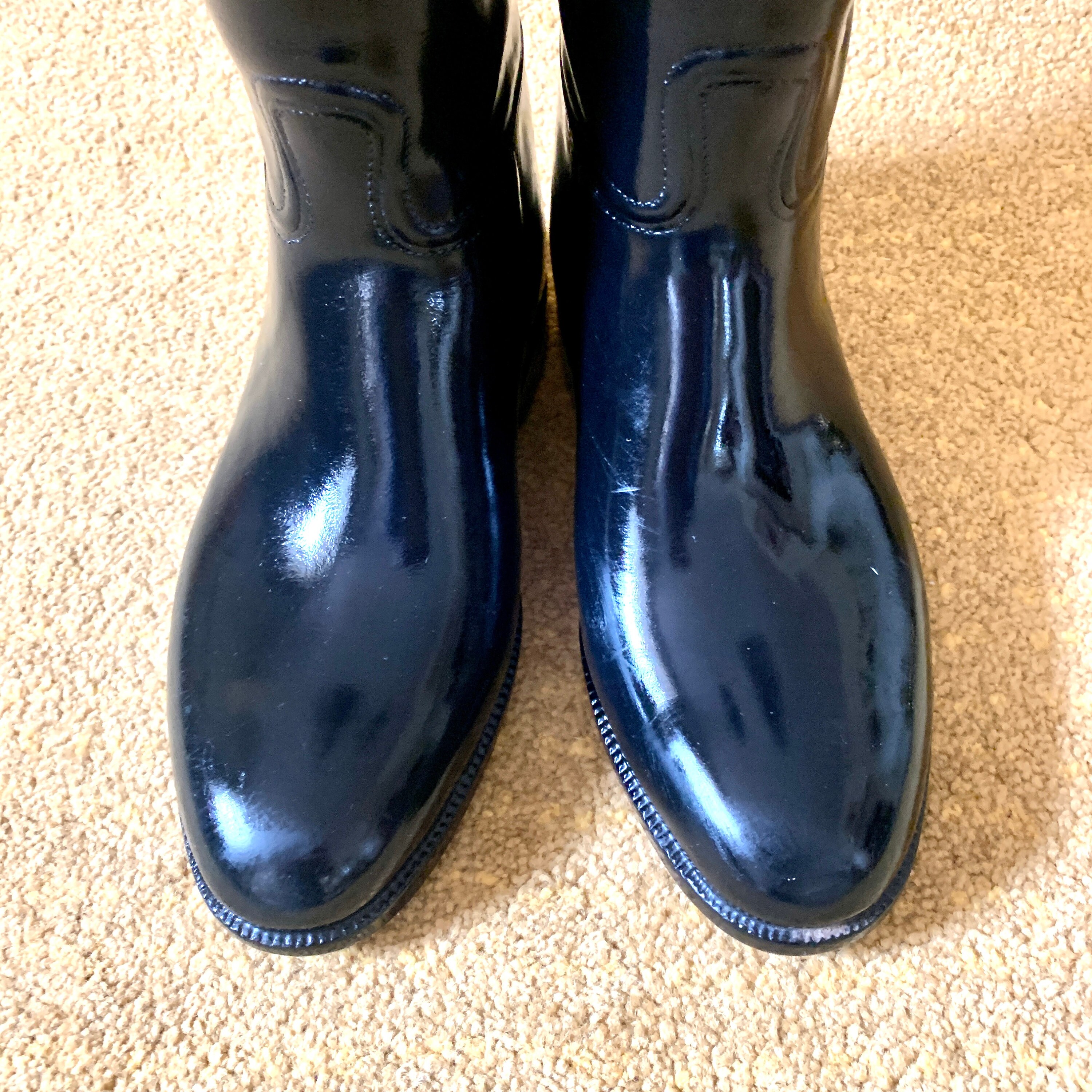 HORSE RIDING Boots & Crop Aigle Coupe Saumur Cree Pour Aigle, Vintage