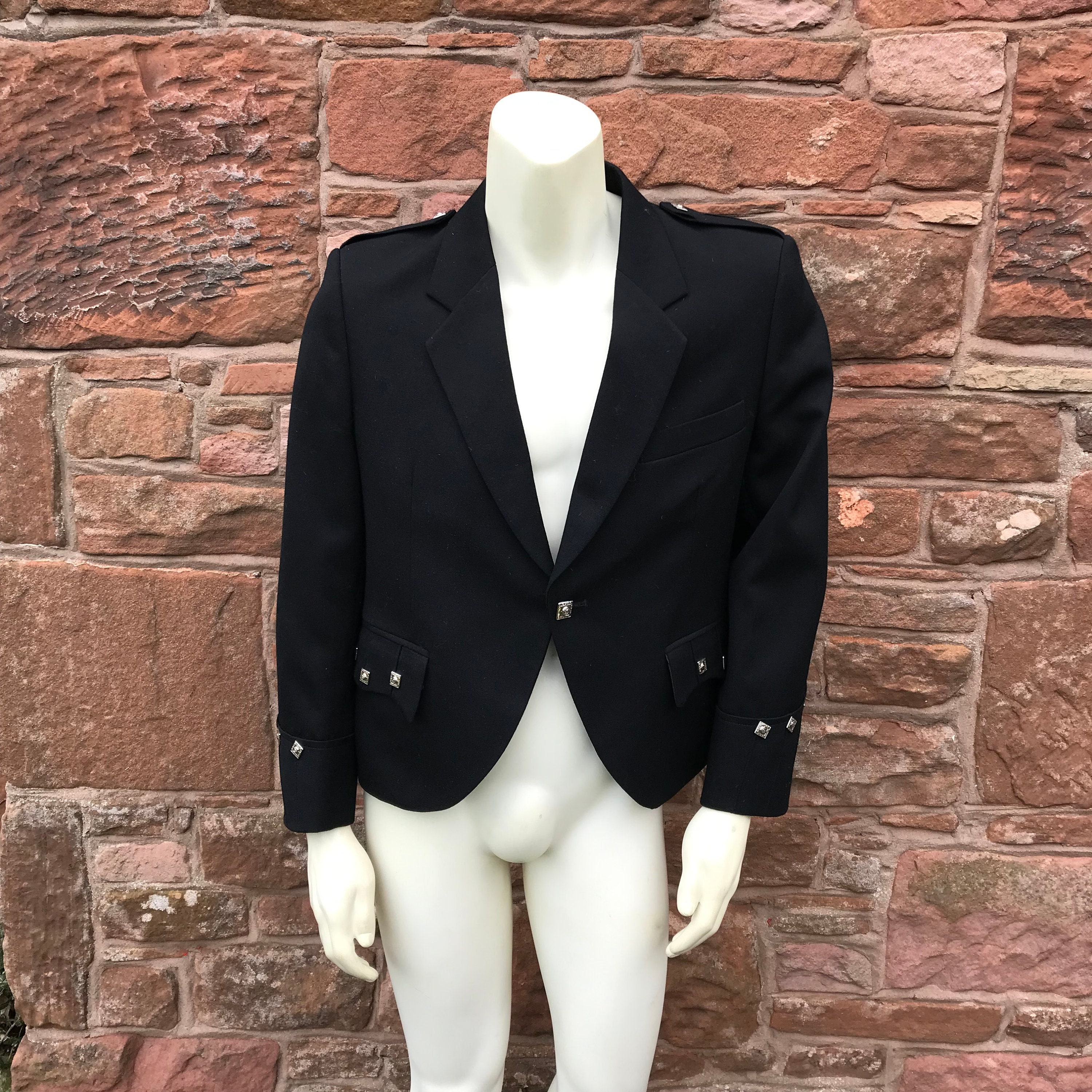 Scottish Argyle Men's Dress Kilt Jacket Made in Scotland Outlander