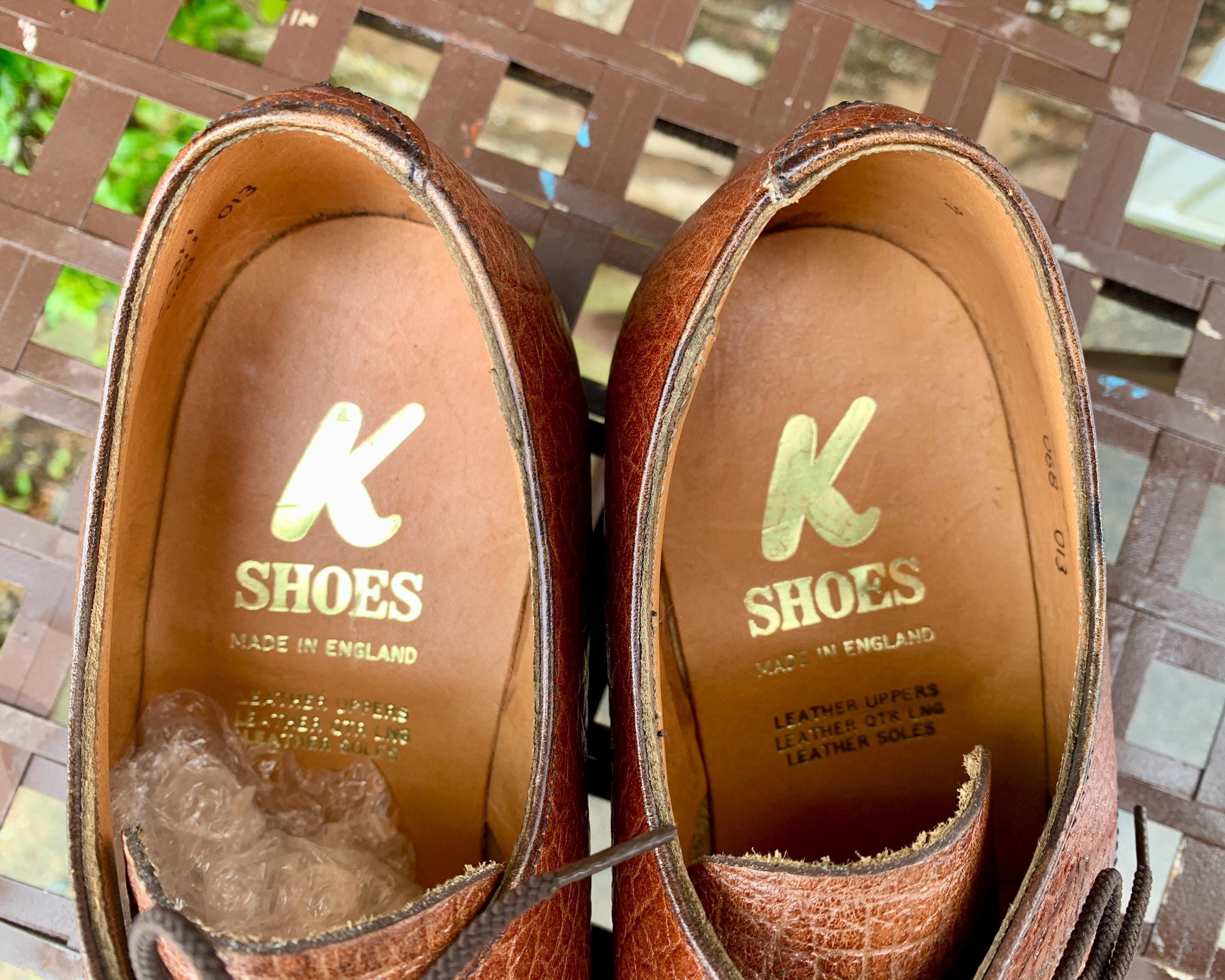 衣装・小道具向き 70's 英国製 K Shoes UK7.5 衣装・小道具向き 70´s 英国製 K Shoes UK7.5
