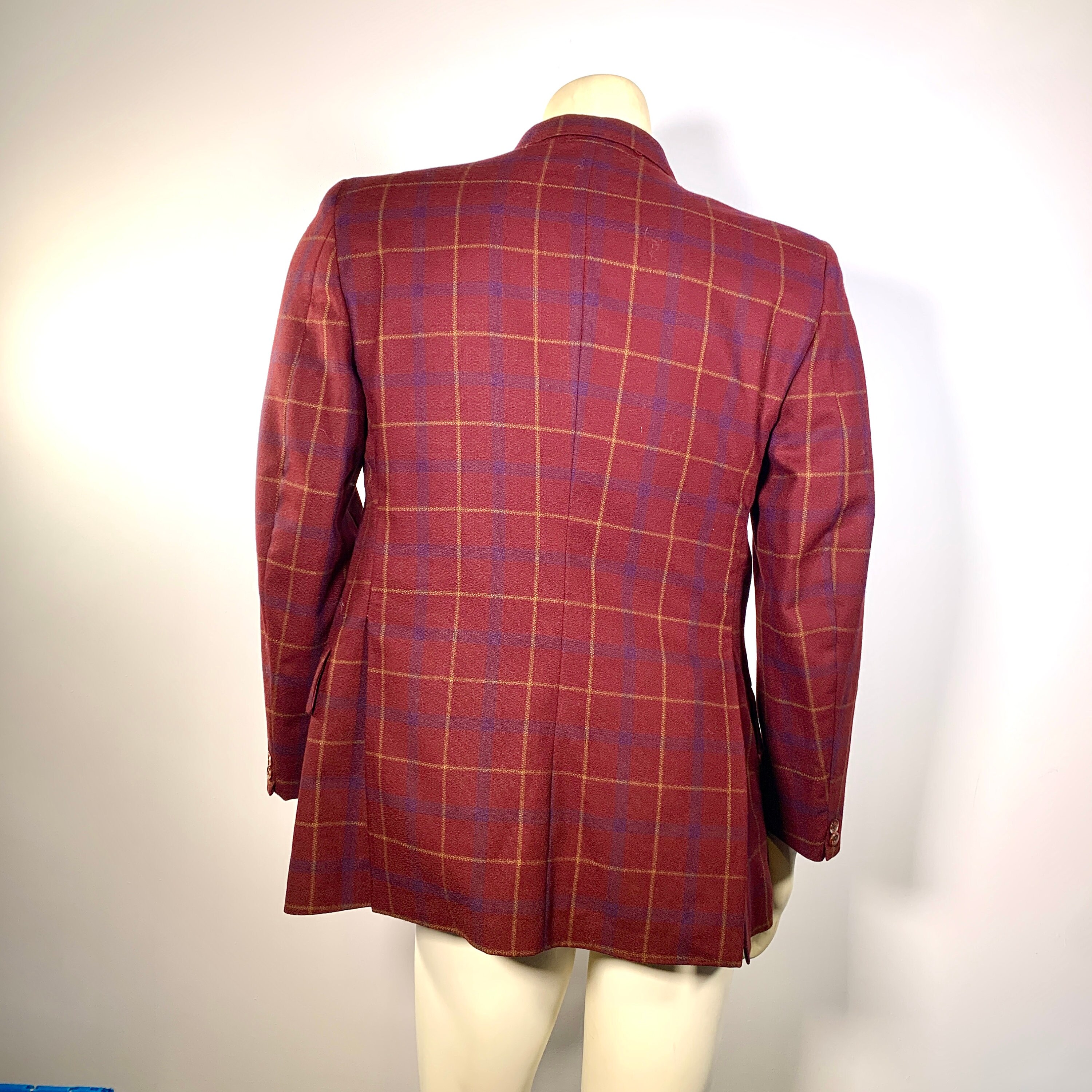Original Late 1970s Does 1940s Vintage Tweed Equestrian