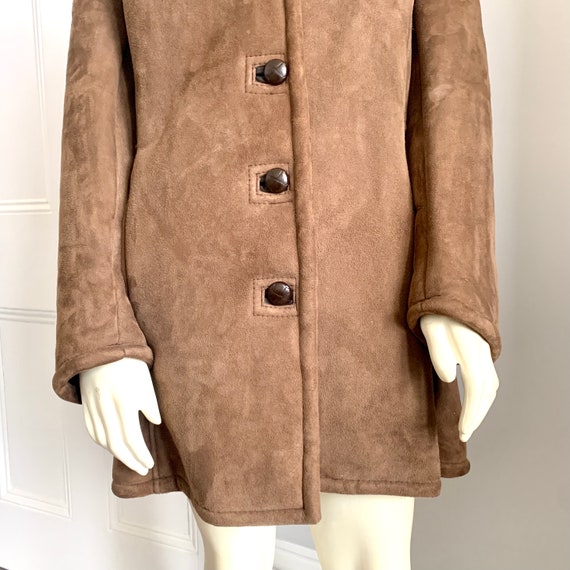 Vintage sheepskin Coat / Sensational Heavy Qualit… - image 4