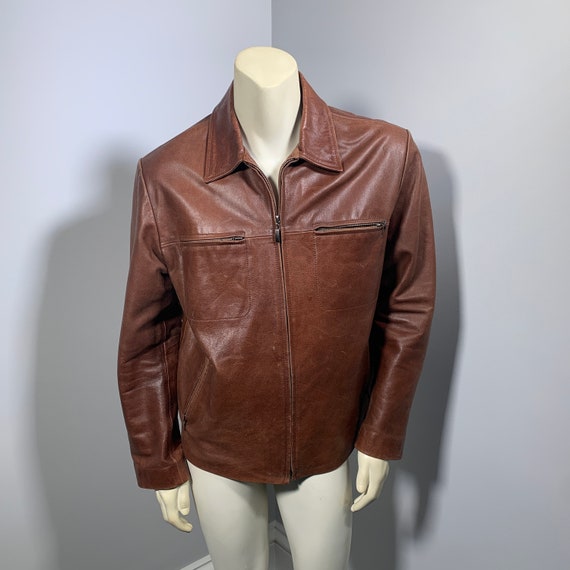 Veste en cuir annee 90 hotsell