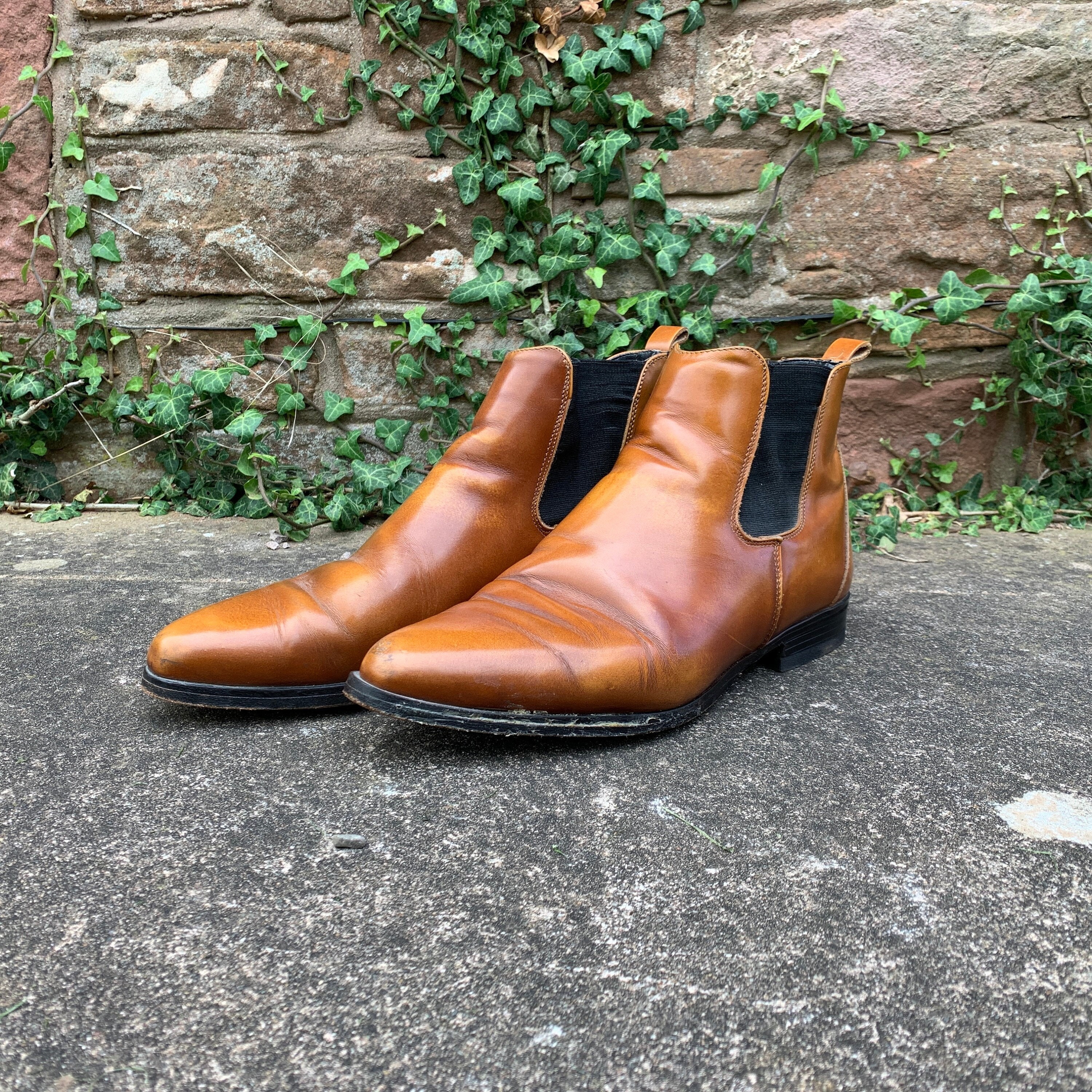 Vintage RM Williams Boots | Chocolate Brown Leather Chelsea Boots Mens 11