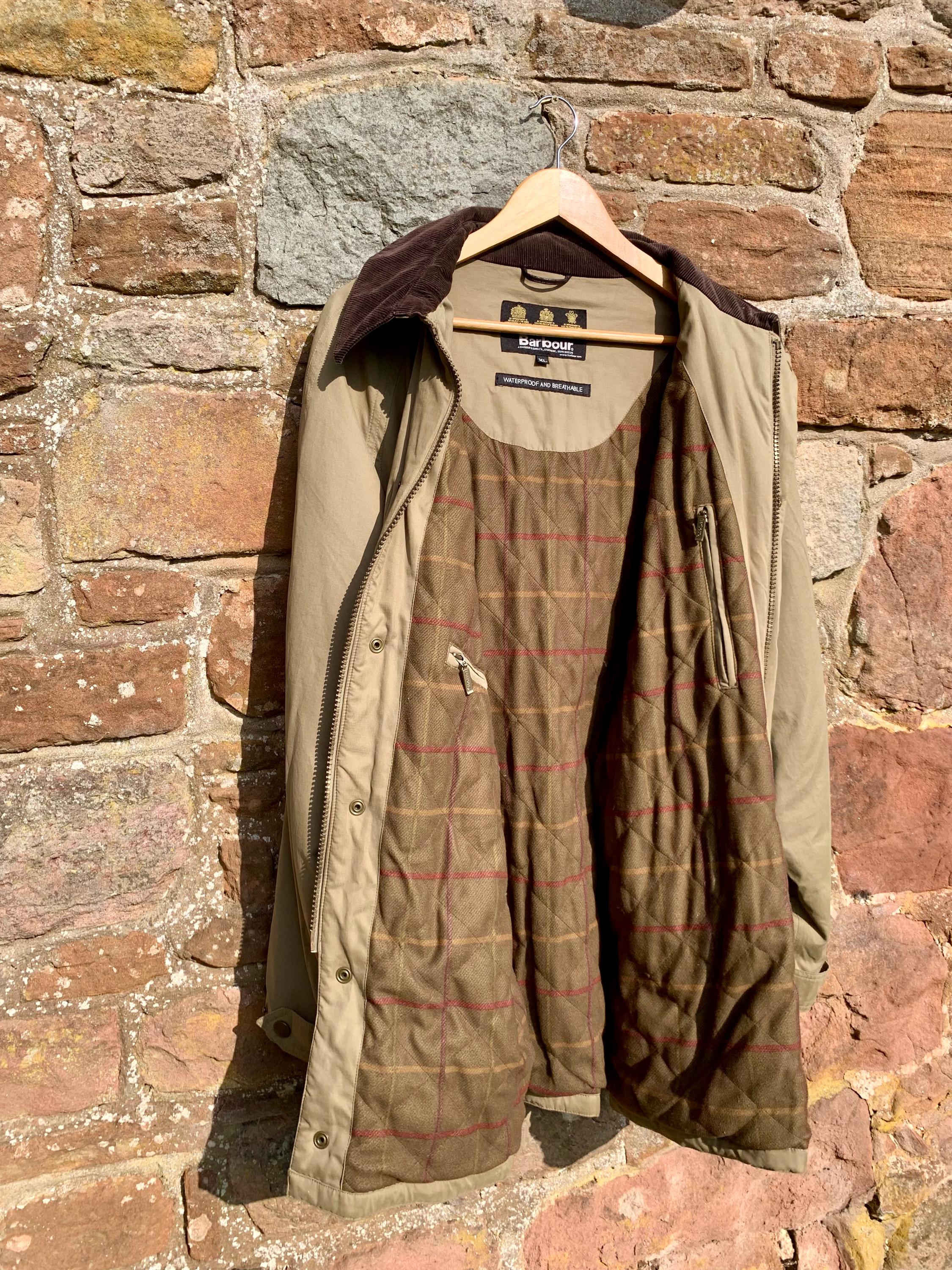 BARBOUR JACKET XL Gents Barbour beauchamp Travel Jacket With Corduroy Trim by Barbour of South Shields England. Etsy