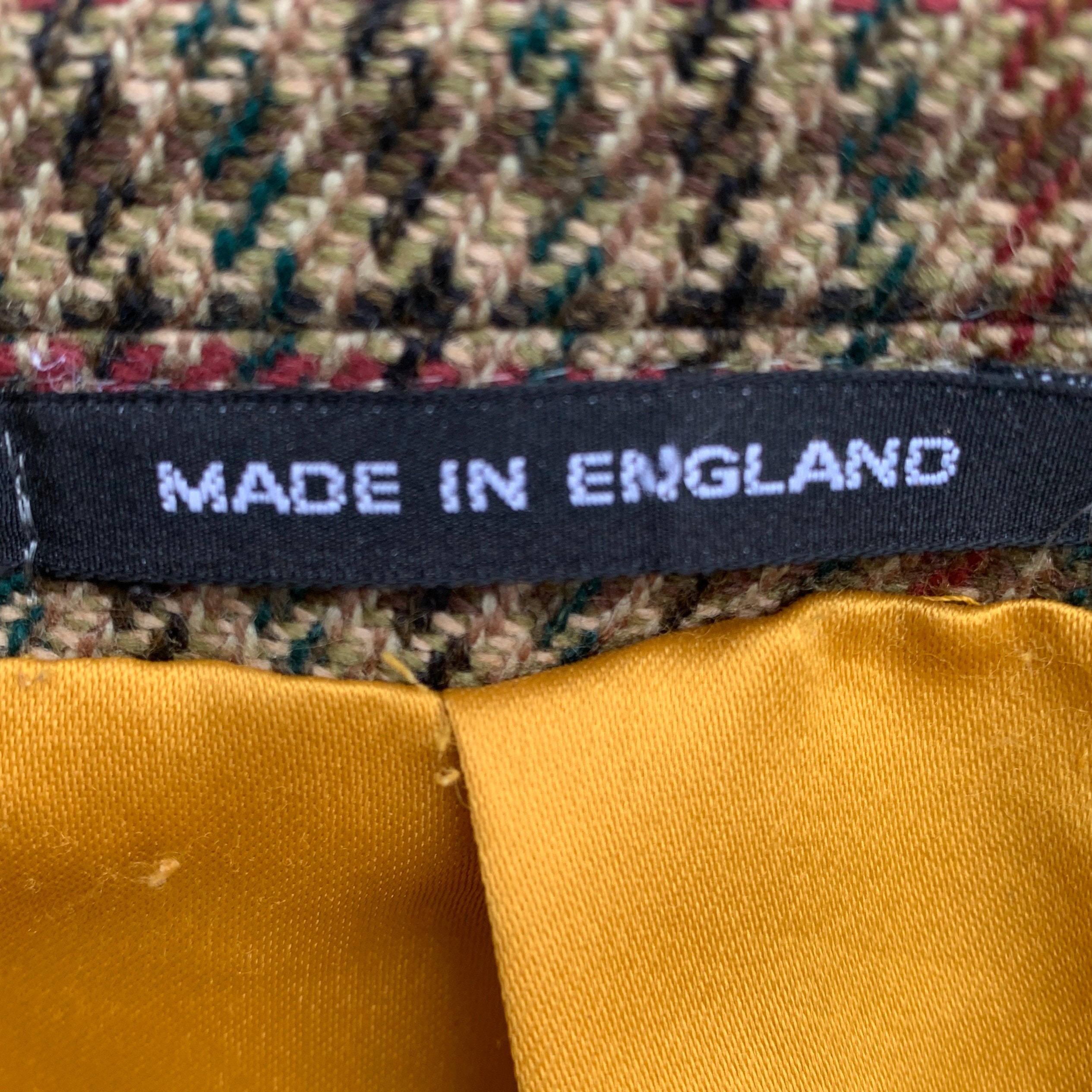 TWEED HACKING JACKET / Vintage Mens Tweed Check Sports or Hacking Jacket by Tailor John Blades