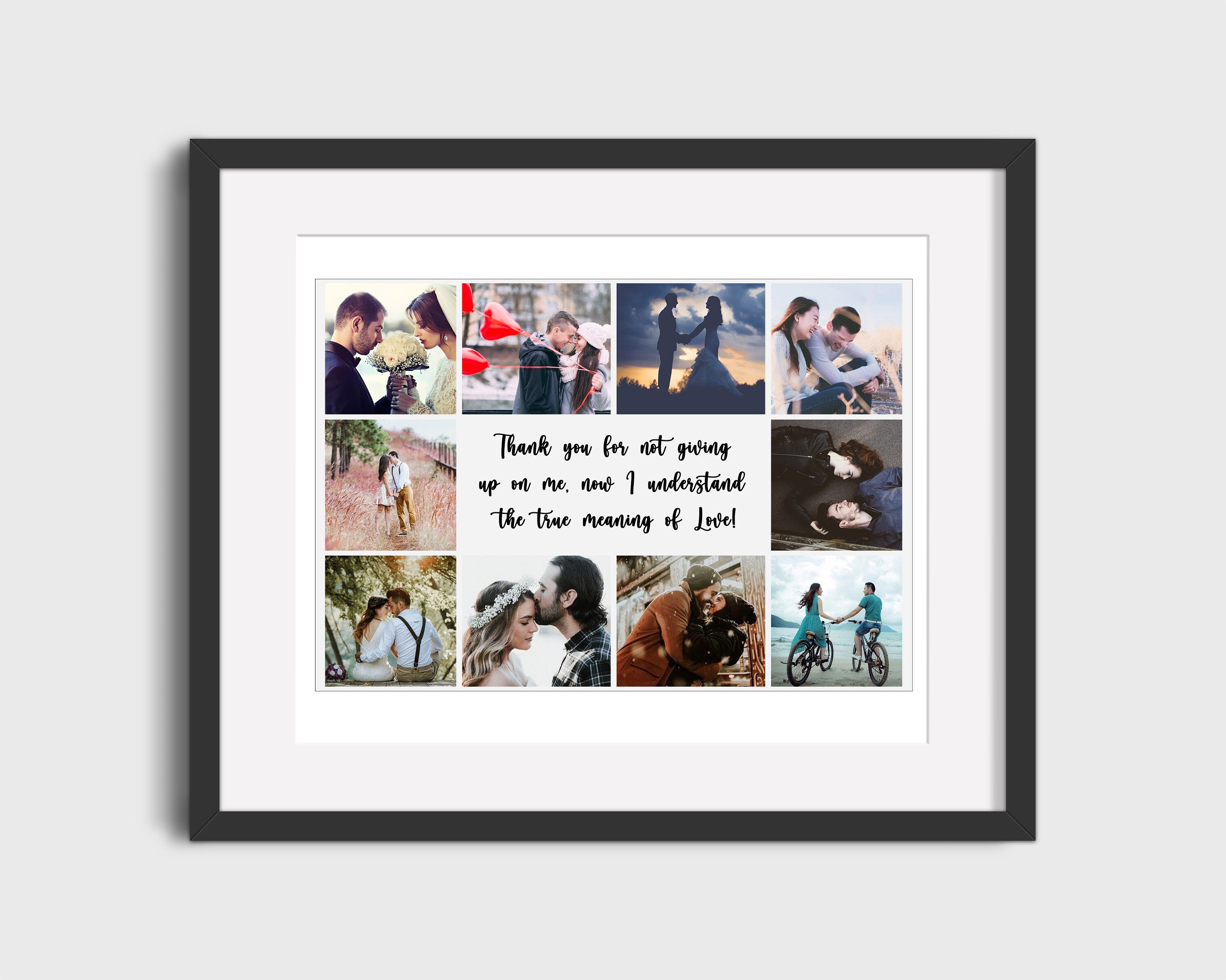 Personalized Square Photo Collage Square Custom Photo Etsy
