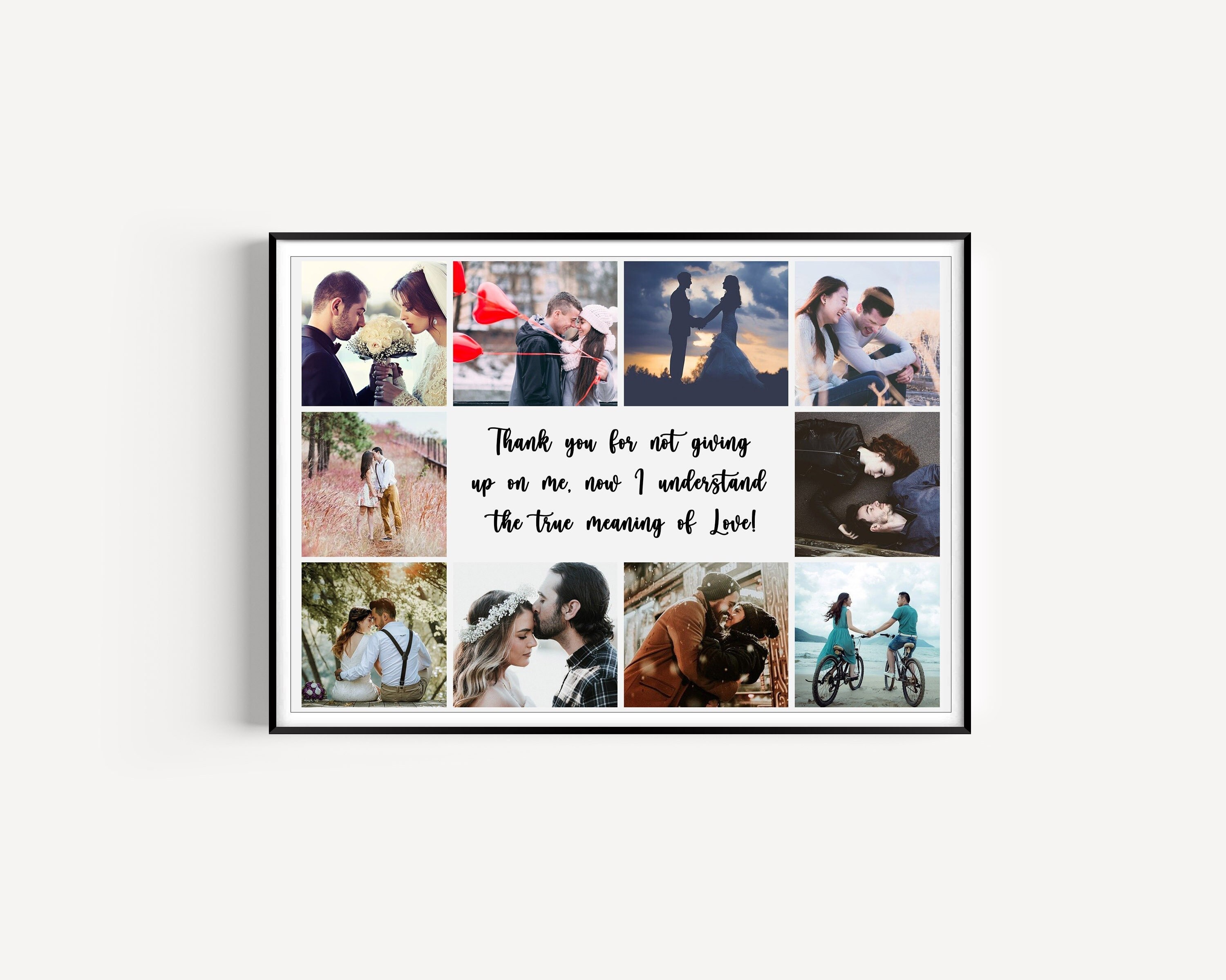 Personalized Square Photo Collage Square Custom Photo Etsy