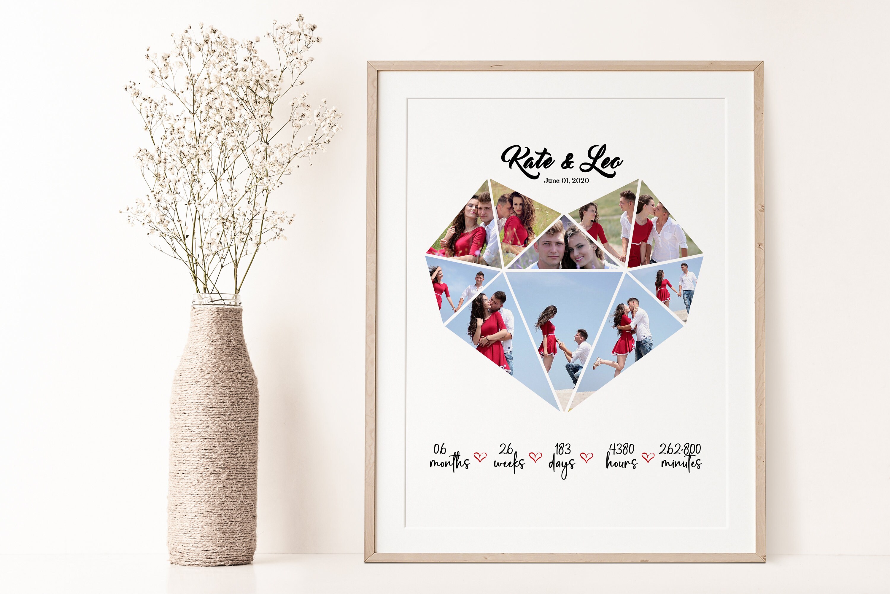 6th Month Anniversary Gift for Boyfriend Personalized 6 - Etsy