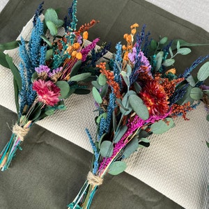 Wedding Vase Bouquet, Dried Flower Bouquet, Rustic Bundles Flowers, Wedding Table Decoration, Wedding Accessory, Small Vase Bouquet Decor
