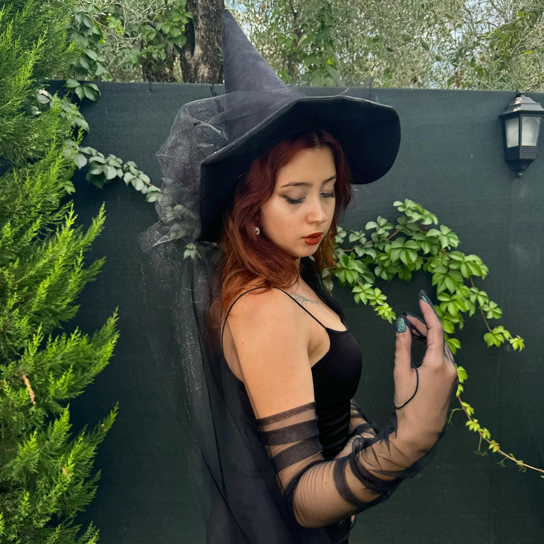 Achetez Chapeau De Sorcière Avec Tulle à Pois En Ligne Pour Halloween