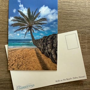Postal de un paseo por la playa