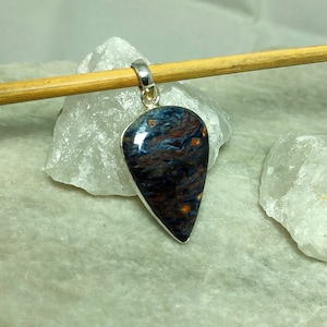 Pietersite Pendant, Natural Pietersite Pendant, 925 Silver Pendant, Pietersite Necklace, Pietersite Cabochon, Pietersite, Sale