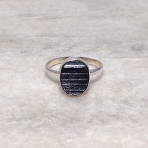 Black Tourmaline Ring, Tourmaline Ring, 925 Silver Ring, Healing Tourmaline Ring, Natural Black Tourmaline, Sale