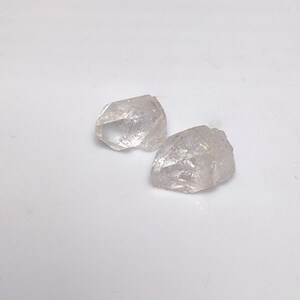 2 pc Herkimer Diamond , Loose Quartz, Herkimer Diamond Rough, Loose Herkimer Crystal, Herkimer Crystal, Weight 6.73 gm, Christmas Sale