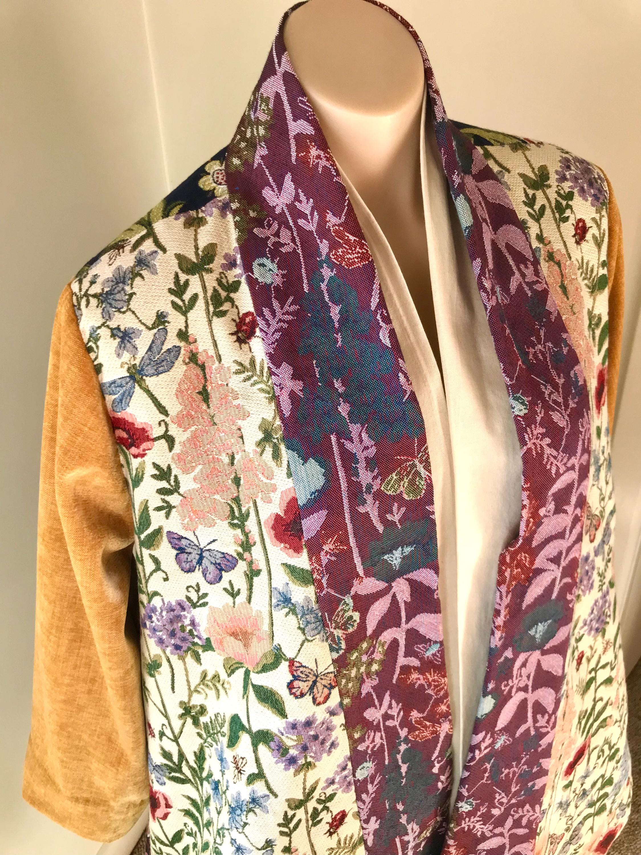William Morris Kimono - Etsy Finland