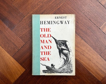 1955 The Old Man and the Sea by Ernest Hemingway. Published by Jonathan Cape. Good Condition with Original Dust Jacket.