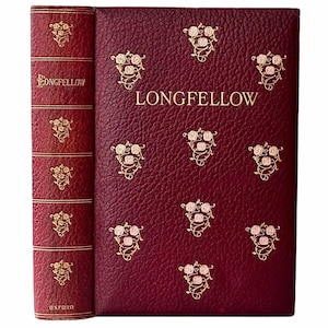 1912 The Poetical Works of Longfellow. Oxford Edition. Published by Henry Frowde at Oxford University Press. Beautiful Floral Binding.