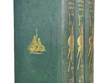 PENCILLIN 『ONE THOUSAND & ONE NIGHTS 』 Rare 1839-1841 the Thousand and One Nights, or the Arabian