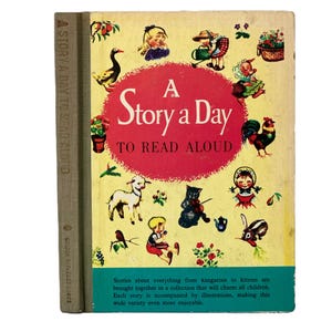 1965 A Story a Day to Read Aloud autorstwa LaVere Anderson. Wydawca: Golden Pleasure Books. Ilustrowane przez Irmę Wilde.