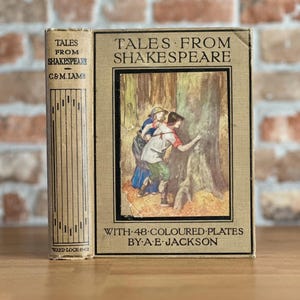 Tales from Shakespeare by Charles and Mary Lamb. 48 Colour Plates. The &quot;Prince Charming&quot; Colour Books for Children Series by Ward, Lock & Co