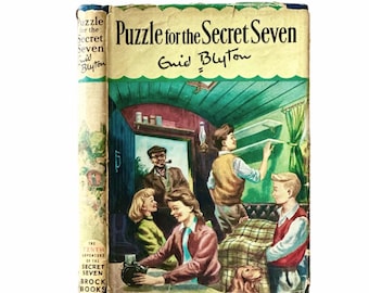 First Edition Puzzle for the Secret Seven by Enid Blyton..
