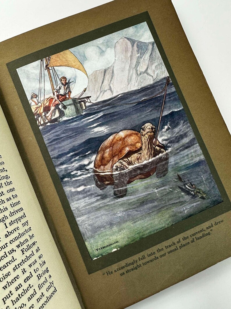 Tortoise Shell Rope The Swiss Family Robinson by Johann David Wyss. Illustrated by T. H ...
