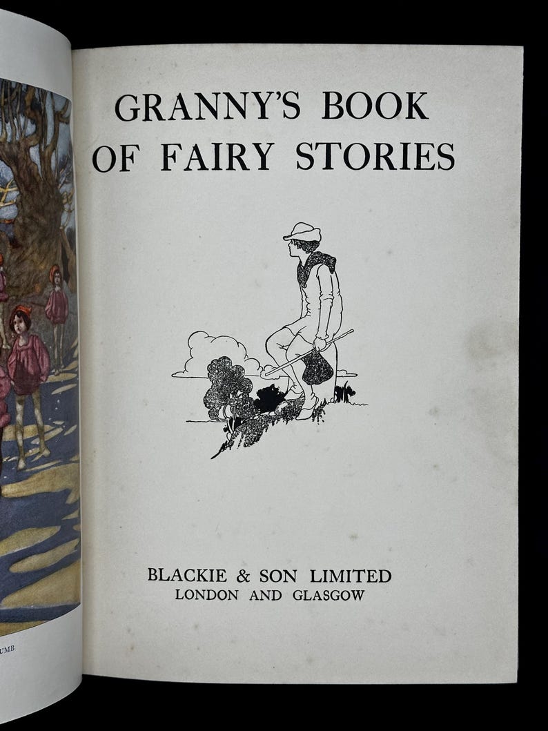 c.1930 Granny's Book of Fairy Stories. Published by Blackie & Son. image 3