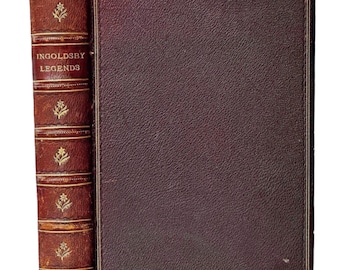 1864 The Ingoldsby Legends, or Mirth and Marvels by Thomas Ingoldsby Esq. Stunning Large Format Antique Book with Beautiful Illustrations.