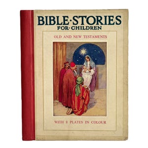 Histoires de la Bible pour enfants - rejoué par Blanche Winder. Magnifiquement illustré par Harry Theaker.