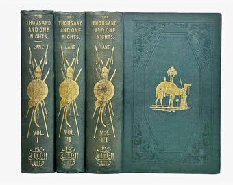 Rare 1839-1841 the Thousand and One Nights, or the Arabian