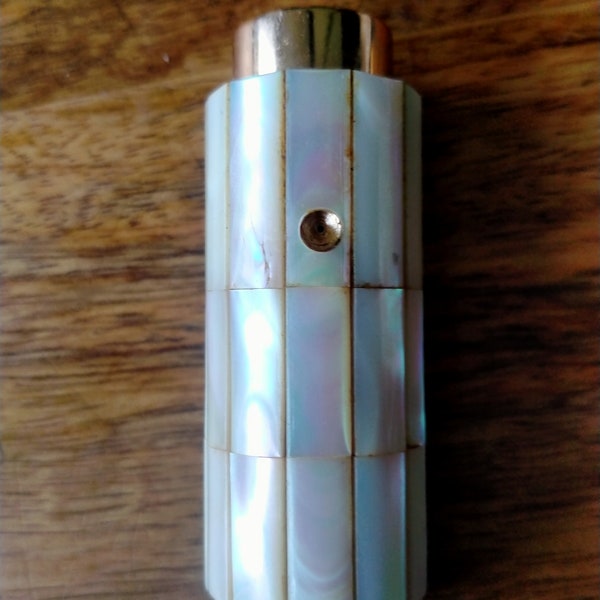 vintage Perfume atomizer Step Paris mother of pearl