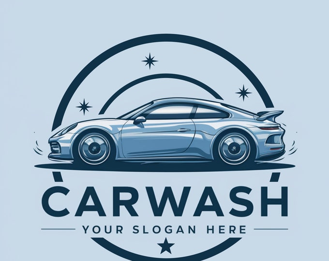 car wash logo , auto detailing - car logo - detailing - automotive - powerwashing - logo template - vector - illustration