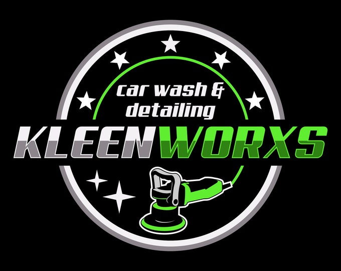 auto detailing logo design illustration