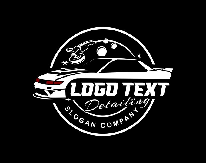 car wash logo - auto detailing - car logo design - sport car - detailing - car vector - vector - illustration - automotive logo - automotive