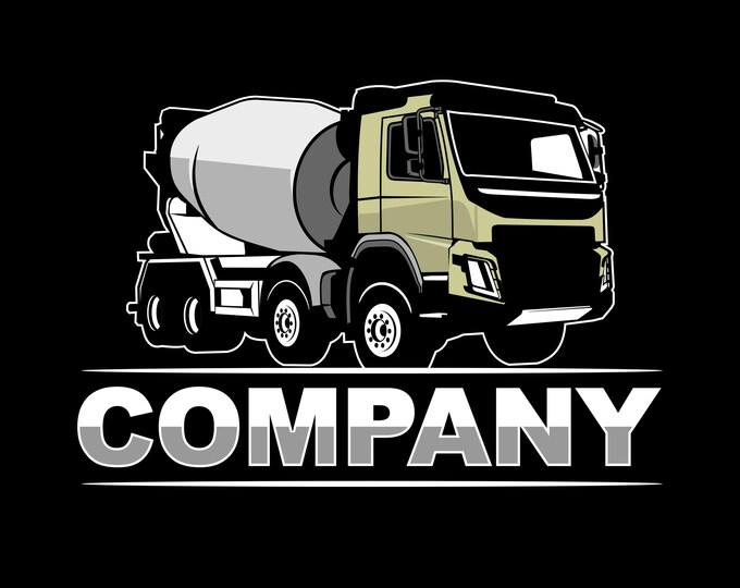 mixer truc, concrete transportation, concrete delivery, special equipment, heavy trucks, auto , painting, logo