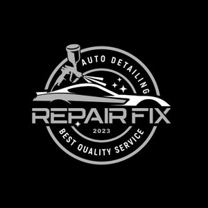 Car Detailing Logo, DIY Logo Design Template, Blue Auto Detailing Logo, Car Repair Logo, Vehicle Logo, Automotive Fix Logo, Premade Logo