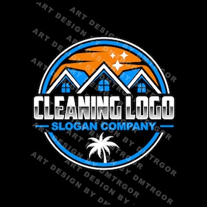 Power Pressure Washing Logo, Wash logo, Pressure Logo, House Washing Logo, Clean Logo, Power Washing Logo, Modern Home Cleaning Washing Logo