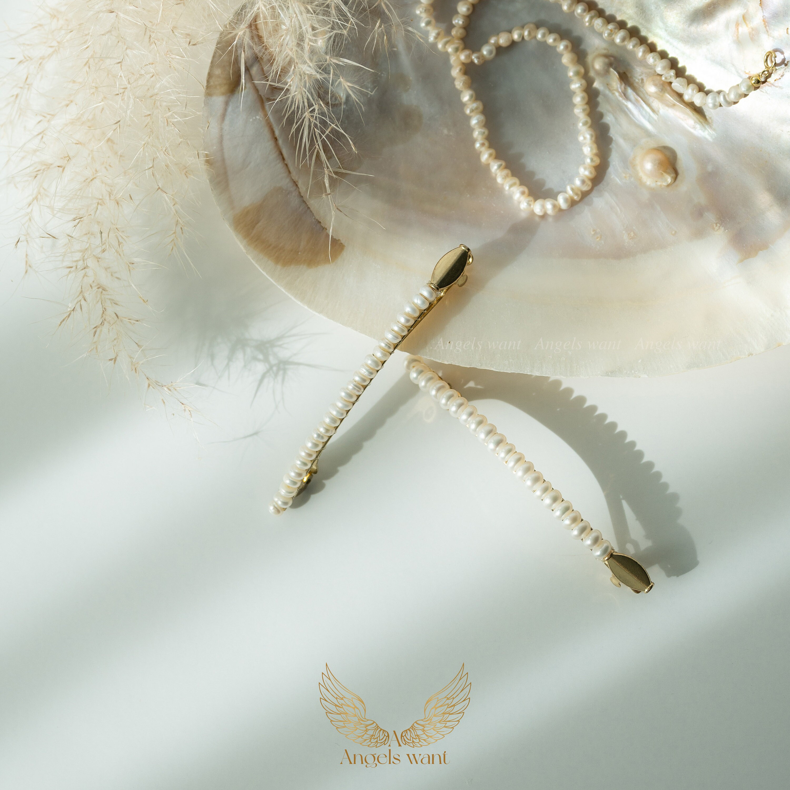[Vintage] Hand Embellished Pearl Hair Barrette Vintage Pearl Clips - Etsy main image 4