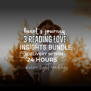 Le voyage du cœur : lot de 3 lectures sur l'amour, trois lectures de tarot détaillées, leurs sentiments, leurs prochaines étapes, l'avenir de leur relation