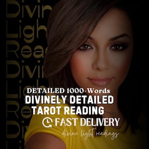Divinely Detailed Tarot Reading: Intuitive Guidance, Clarity and Insight
