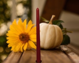 2pk Taper Candle -Homemade Beeswax Dinner candle