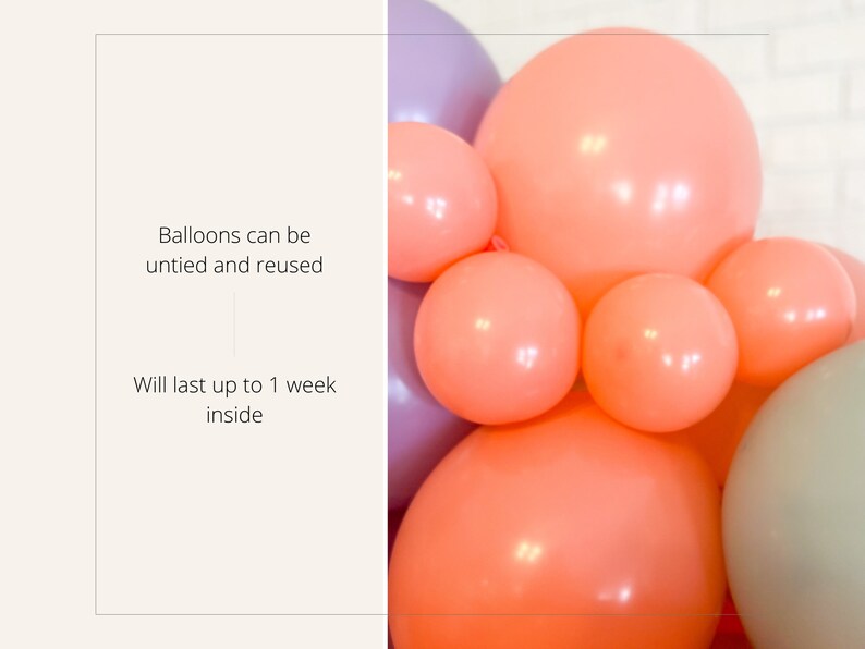 DIY Balloon Garland Kit Tuftex Balloons Matte Balloons Etsy