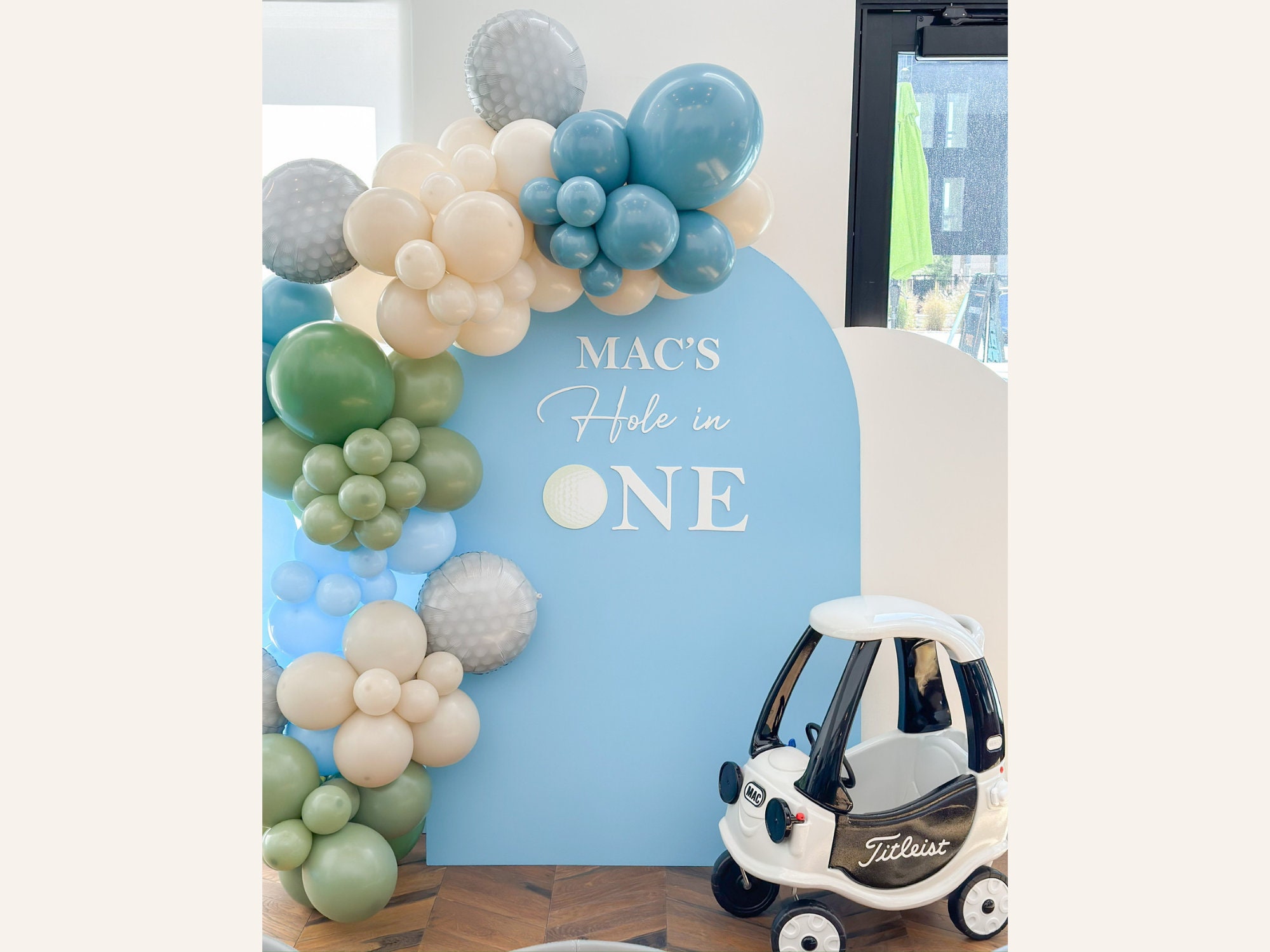 Hole in One Birthday, Golf Theme Decor, Masters First Birthday, Party Decorations, Golf Themed Party Decor, Balloon Arch Kit